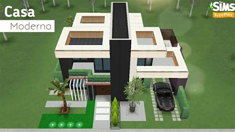 Casa Moderna ⚫ Tutorial De Construção E Tour Pela Decoração The Sims