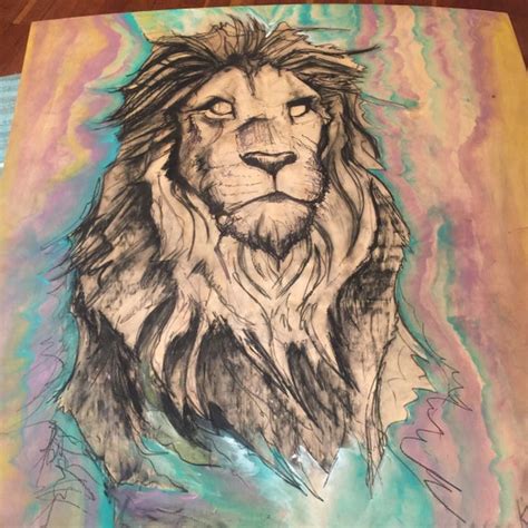 Lyran Starseed The Lion In The Stars Art On Canvas Scroll Etsy