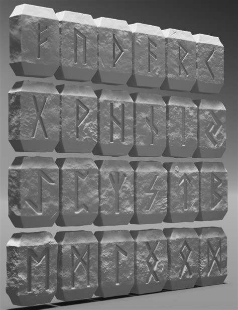 STL file Viking runes ♟・3D printable model to download・Cults