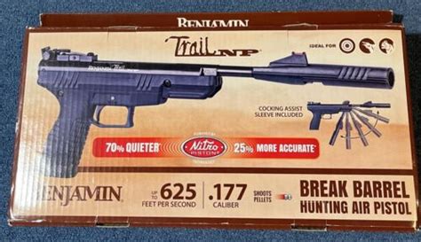 Benjamin Trail Np Nitro Piston 177cal Break Barrel 625 Fps Air Pistol Bbp77 Nib 28478137462 Ebay