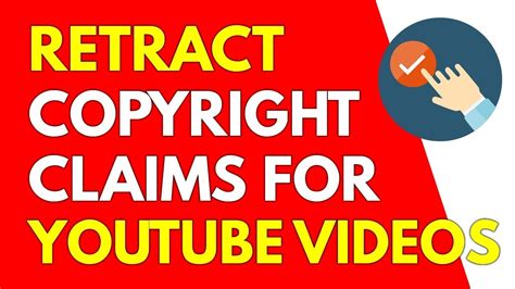 How To Retract Copyright Claims Remove Copyright Strike On Youtube