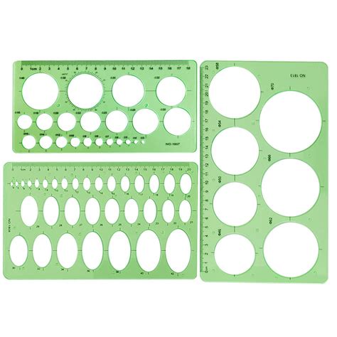 Buy Circle Templates Ellipse Drawings Templates Drafting Stencils