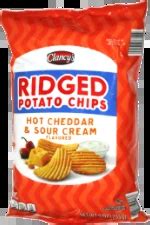 Clancy S Ridged Potato Chips Hot Cheddar Sour Cream