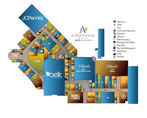 Asheville Mall Map Directory