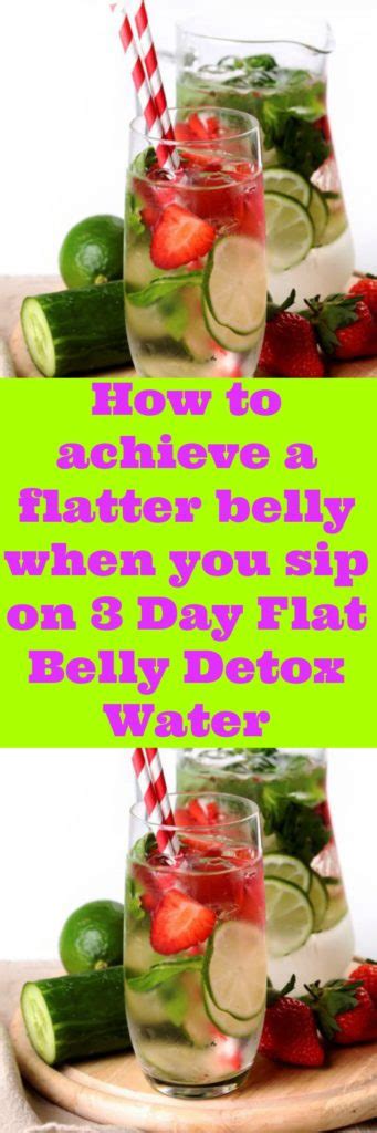 3 Day Flat Belly Detox Water