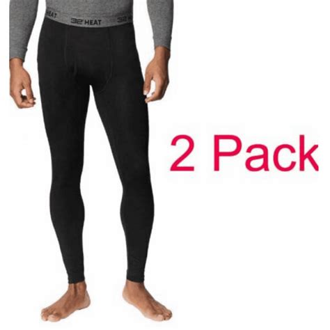 32 Degrees 32 Degrees Mens Heat Pant 2 Pack Xl Blackblack