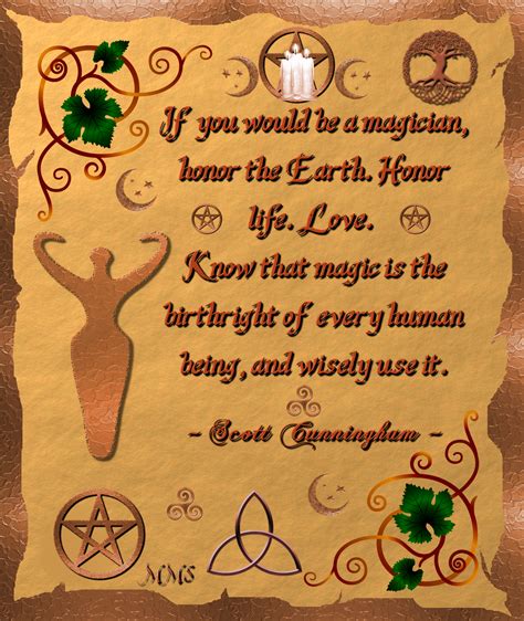 Created By Magickal Moonie S Sanctuary Quote By Scott Cunningham