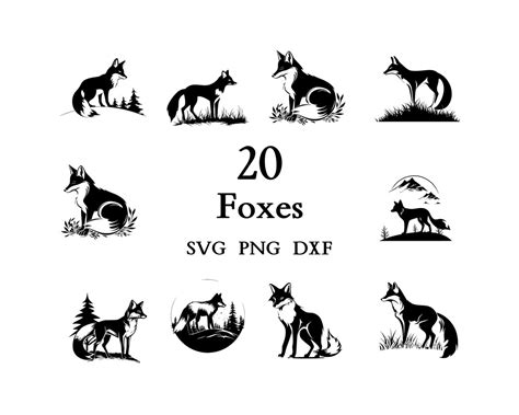 Fuchs SVG Fuchs Bundle Fuchs Clipart Fuchs Png Fuchs Geschnitten