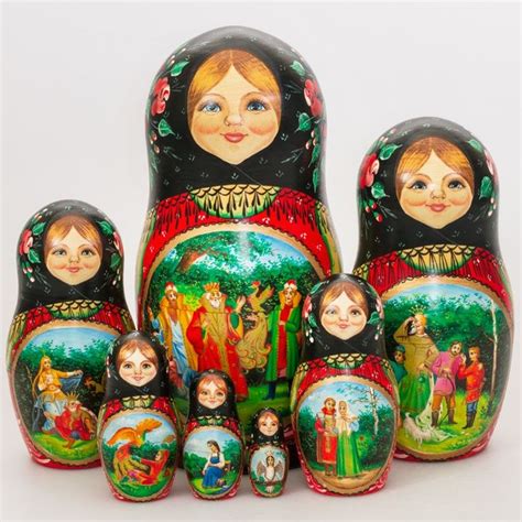 Art And Collectibles Dolls And Miniatures Art Dolls Nesting Doll Fairy Tale