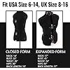 Amazon Pdm Worldwide Black Dress Form Adjustable Mannequin For