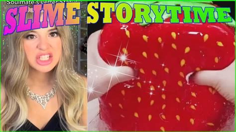 🎧satisfying Slime Storytime🎧 ️💛💚tiktok Compilations Part 256 Youtube