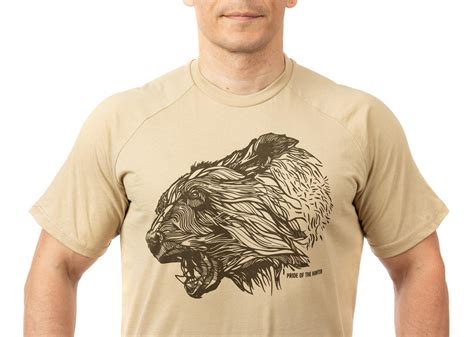 Футболка PRIDE Taiga king, Бежевый – купить за 1 350 ₽ | Gorkafrol