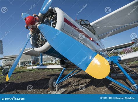 Airplane Propeller Front View Stock Photo Image Of Plane Silver