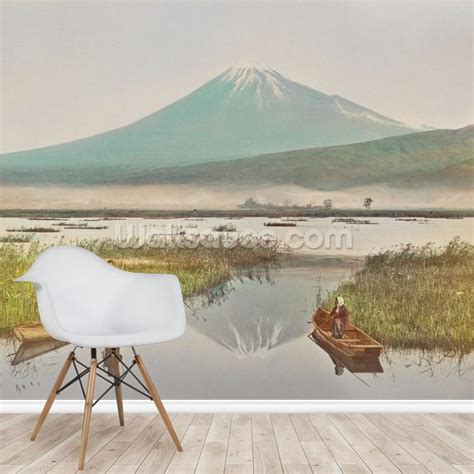 Mount Fuji As Seen From Kashiwabara Mural Wallsauce Us