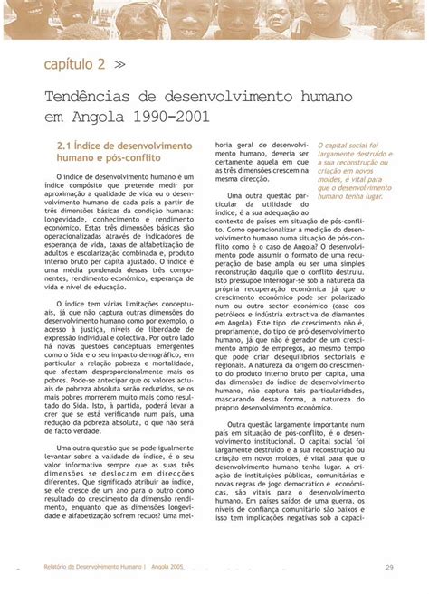 PDF Tendências de desenvolvimento humano em Angola 1990 2001hdr undp