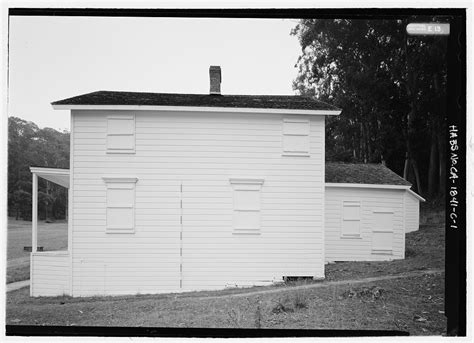 Elevation View Of Southwest Facade With Scale Camp Reynolds Officer