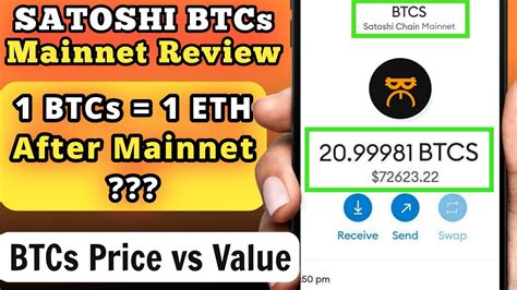 Is Btcs Price Same As Eth Ethereum Satoshi Btcs Mainnet Price