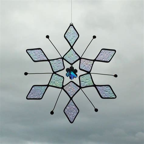 7+ Stained Glass Snowflake Patterns - ClareShawnie