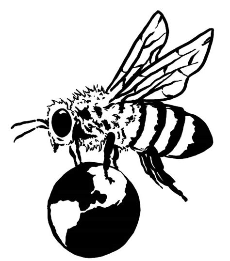 Flying Bee Drawing at GetDrawings | Free download