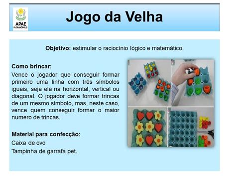 Objetivos Do Jogo Da Velha BRAINCP