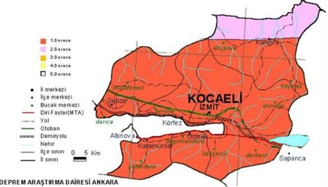 Kocael Deprem R Sk Har Tasi Kocaeli De Deprem Riski Var M Fay