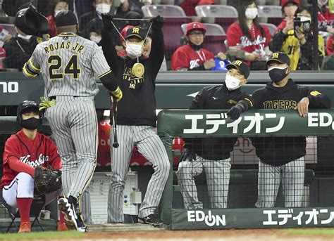 【阪神】今季初先発ロハス先制1号ソロも「勝利に導けるよう打っていきたいね」6番左翼 プロ野球写真ニュース 日刊スポーツ