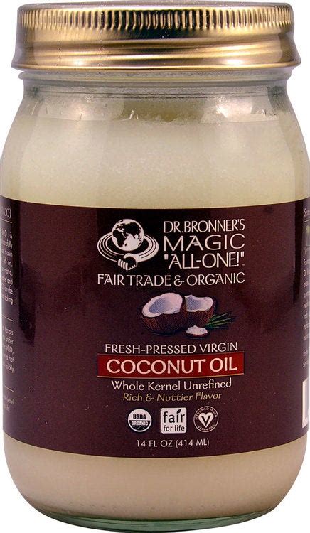 Dr Bronner S Dr Bronners Organic Virgin Coconut Oil 14 Fl Oz