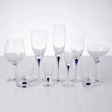 ERIKA LAGERBIELKE Glasservis Intermezzo 34 Delar Orrefors