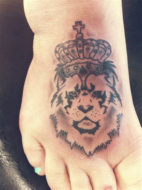 Shiny Lion Tattoo Lion Foot Tattoo On Lion King