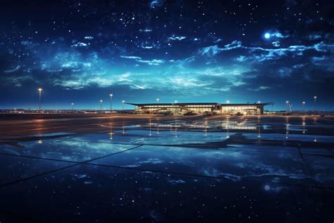 International airport night sky outdoors. | Premium Photo - rawpixel