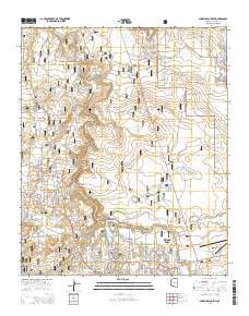 Fools Hollow Lake Topo Map in Navajo County, Arizona