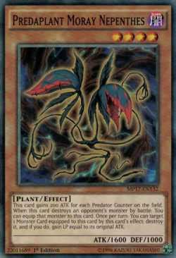 Predaplanta Moray Nepenthes Yu Gi Oh Myp Cards