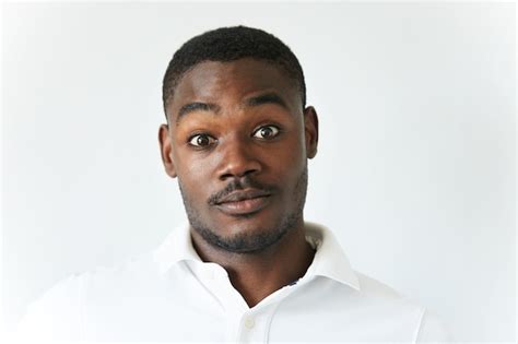 Free Photo African American Man In White T Shirt