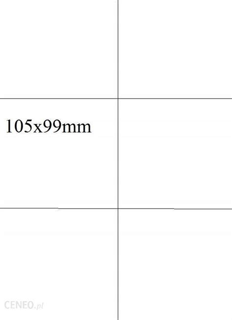 Lentum Etykiety Naklejki Do Drukarki X X Arkuszy Opinie I