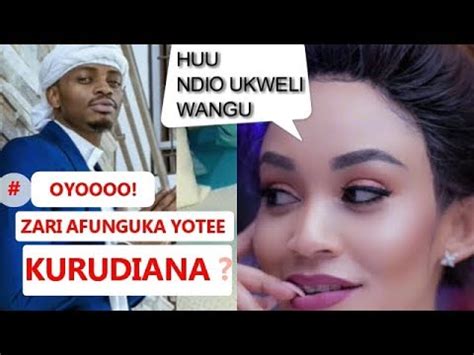 Oyooo Zari Afunguka Kuhusu Kurudiana Na Diamond Kwa Mdomo Wake