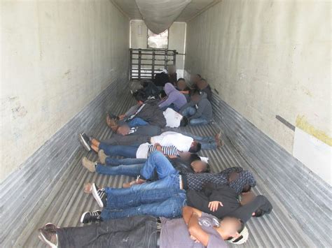 Border Patrol Finds 20 Illegal Immigrants Smuggled As Human Cargo In Trailer