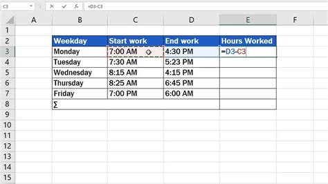 How To Calculate Total Hours Worked In A Year In Excel Printable Online