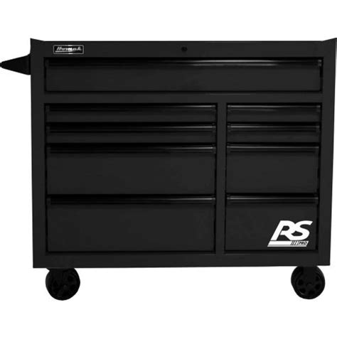 Homak Bk Rs Pro Series W X D X H Drawer Black Roller