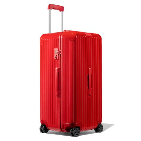 Essential Trunk Plus Large Suitcase | Red | RIMOWA