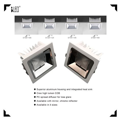 Rock Series Downlight LED Lighting Manufacturer LED Recessed Down Light