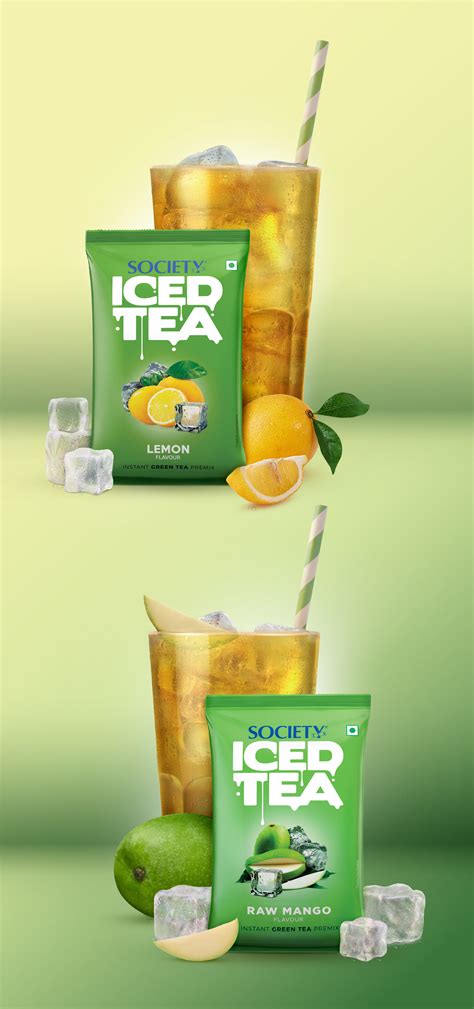 Society Iced Tea Branding And Packaging Design Behance