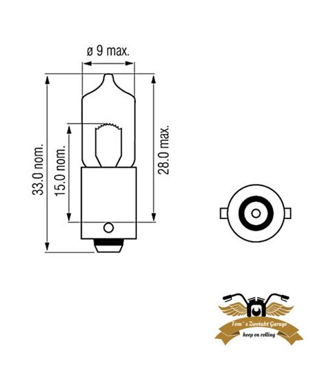 Halogen Birne Lampe BA9S 12V 23W Zwotakt Garage 2 90