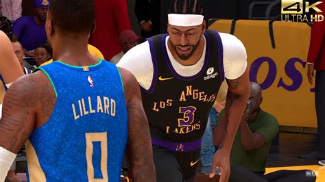 Nba 2k24 Ps5 Milwaukee Bucks Vs La Lakers City Jerseys 4k Ultra