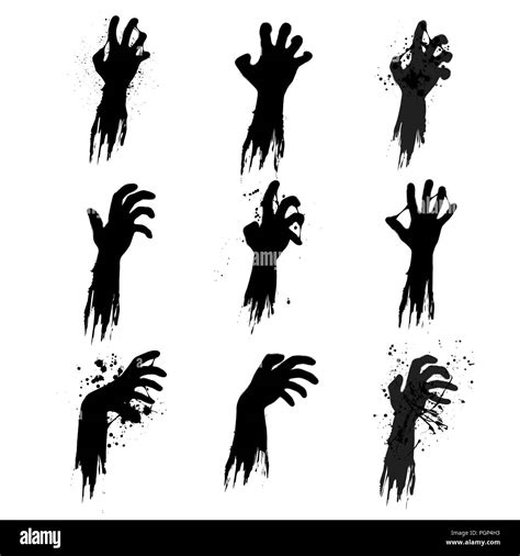 Zombie Hands Reaching Out Drawing