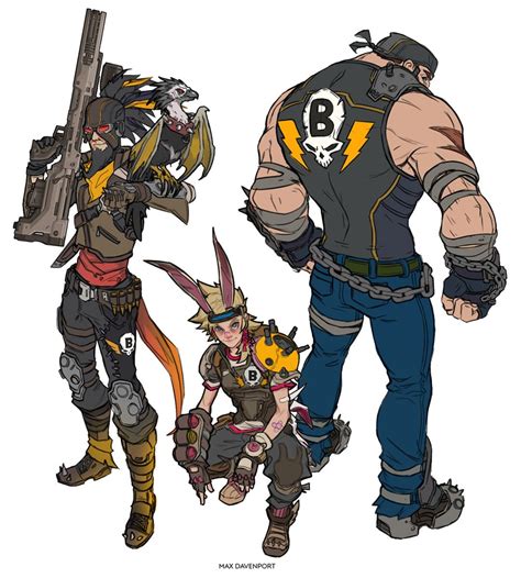 B Team Art Borderlands 3 Art Gallery Borderlands Art Borderlands