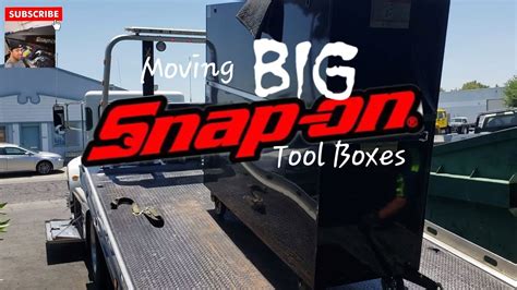 How To Move Big Toolboxes Snap On 84 Epic W Top Hutch Youtube