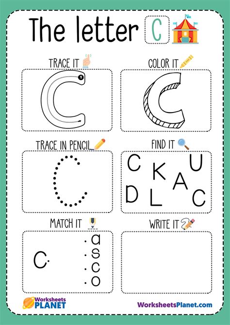 Letter C Worksheet