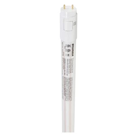 Sylvania 17 Watt Equivalent 2 Ft Linear T8 Selectable Cct Led Tube Light Bulb 10 Pack 41205