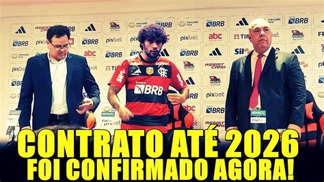 CONTRATO ATÉ 2026 ACABA DE SER CONFIRMADO FLA DECIDIU CONTRATAR