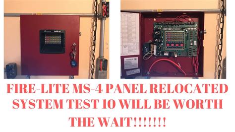 FIRE LITE MS 4 FIRE ALARM PANEL RELOCATED ON SYSTEM YouTube